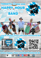 HAPPY HOUR OKTOBERFESTBAND Flyer front