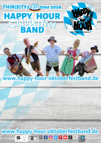 HAPPY HOUR OKTOBERFESTBAND poster