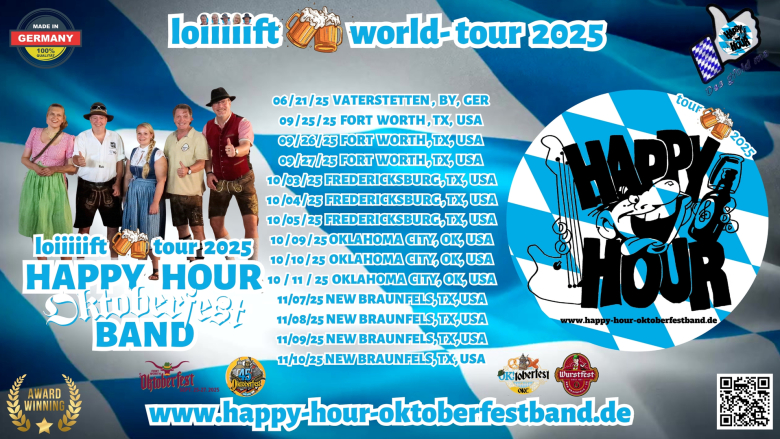 HAPPY HOUR Oktoberfestband world tour Oktoberfest