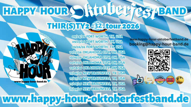 HAPPY HOUR Oktoberfestband world tour Oktoberfest