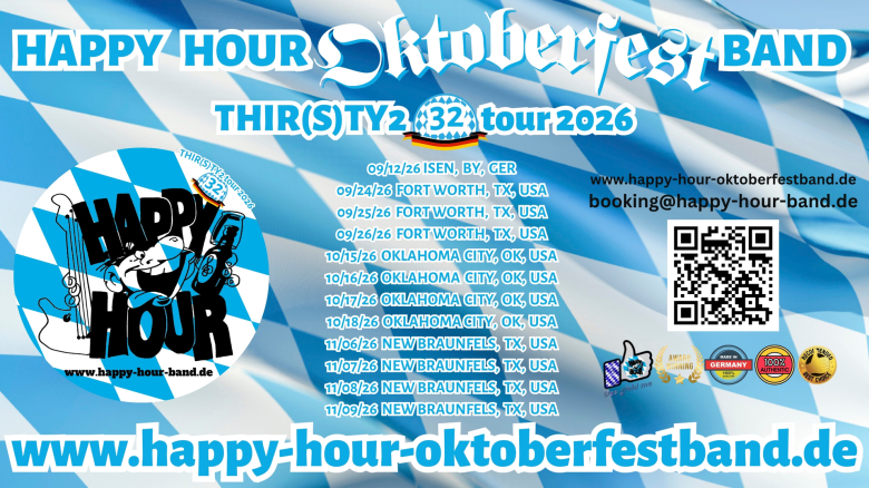 HAPPY HOUR Oktoberfestband world tour Oktoberfest