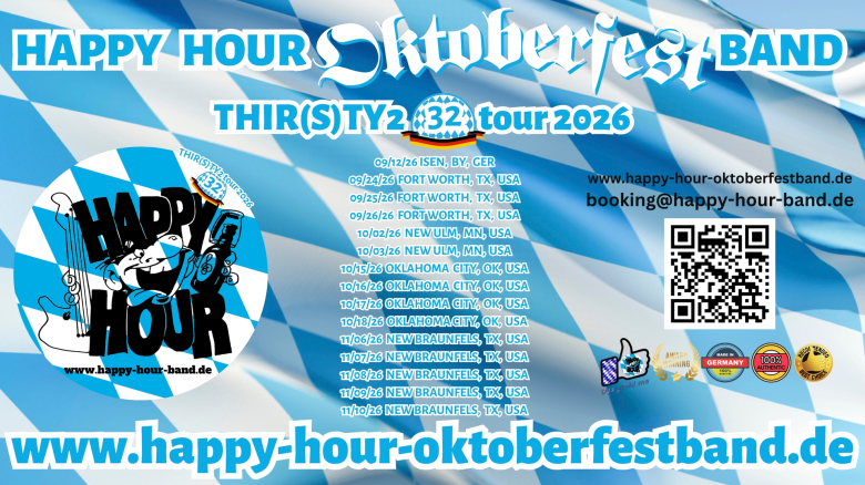 HAPPY HOUR Oktoberfestband world tour Oktoberfest