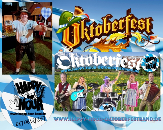 HAPPY HOUR OKTOBERFESTBAND your Oktoberfestband straight from the heart of Bavaria