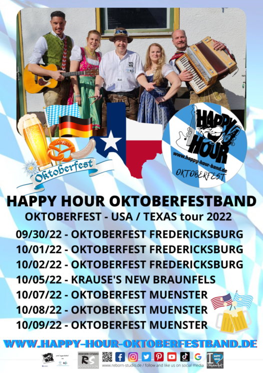 HAPPY HOUR Oktoberfestband Texas Oktoberfest Tour