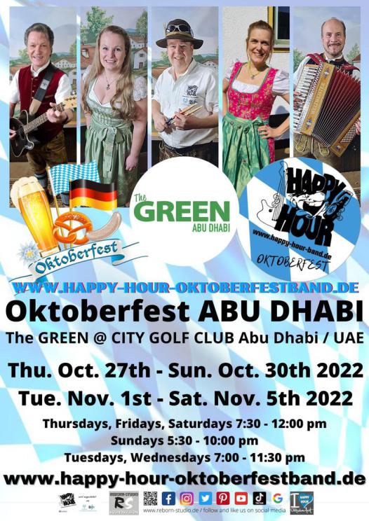 HAPPY HOUR Oktoberfestband The Green Oktoberfest ABU DHABI