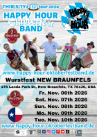 HAPPY HOUR OKTOBERFESTBAND Fort Worth Oktoberfest Texas USA