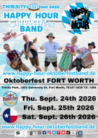 HAPPY HOUR OKTOBERFESTBAND Fort Worth Oktoberfest Texas USA