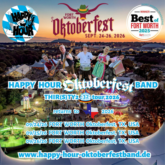 HAPPY HOUR OKTOBERFESTBAND Wurstfest New Braunfels Texas USA